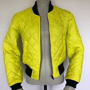 Stylish Neon Yellow Jacket